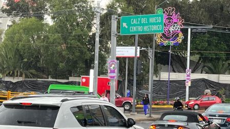 Uno de los puntos donde podría ser reinstalado se ubica debajo del puente de Acoxpa