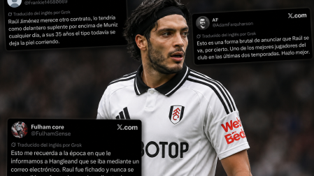 Los aficionados del Fulham no estuvieron de acuerdo con la salida de Jiménez del club
