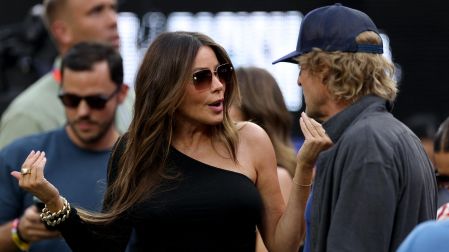 Sofía Vergara y Owen Wilson acudieron al partido de Estados Unidos.