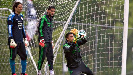 Guillermo Ochoa, Jesús Corona y Alfredo Talavera fueron los porteros de México para el Mundial de Brasil 2014.