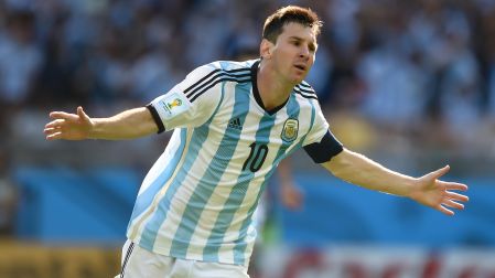 Lionel Messi anotó 4 goles en el Mundial 2014, todos en Fase de Grupos.