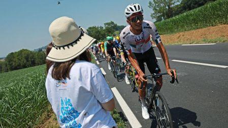 Isaac del Toro en la Etapa 6 del Tour de Francia 2026