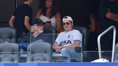 Brad Pitt ha acudido a varios partidos del Mundial.