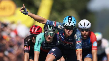 Tim Merlier (Soudal Quick-Step) ganó la etapa 8 del Tour de Francia 2026