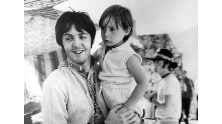 Paul McCartney y Julian Lennon