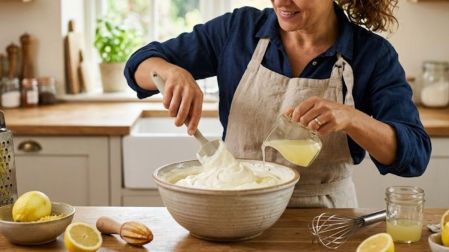 Delicioso mousse de limón con solo 3 ingredientes y sin azúcar