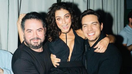 José Eduardo y Vadhir Derbez no dejaron pasar la oportunidad de bromear con el proyecto.