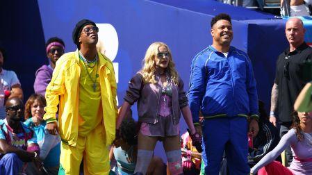 Ronaldinho apareció junto a Madonna en la Final del Mundial