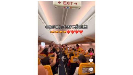 Piloto anuncia triunfo de España en el Mundial