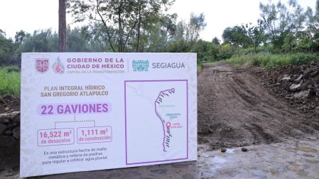 La siguiente fase contempla la rehabilitación de las plantas de tratamiento de agua de San Luis Tlaxialtemalco y San Lorenzo