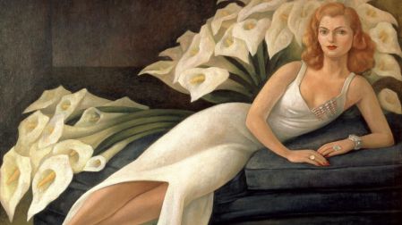 Retrato de Natasha Gelman, de Diego Rivera, una de las 30 obras de la Colección Gelman Santander que cuentan con Declaratoria de Monumento Artístico.