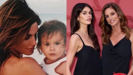 Cindy Crawford incluso le dio agua bendita a su hija cuando comenzó a trabajar en American Horror Story.