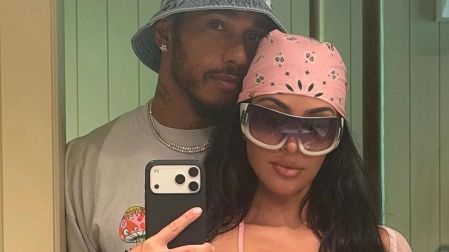 Kim Kardashian y Lewis Hamilton de vacaciones.