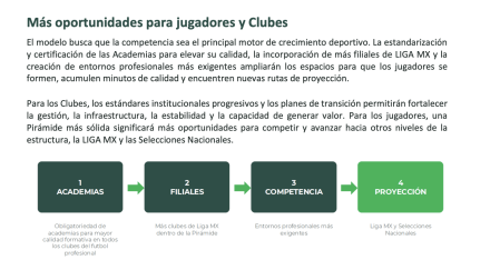 El nuevo modelo deportivo concentra esfuerzos por los talentos; Academias se someterán a más requisitos.