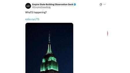 El Empire State Building alimentó las teorías de los fans de Taylor Swift.