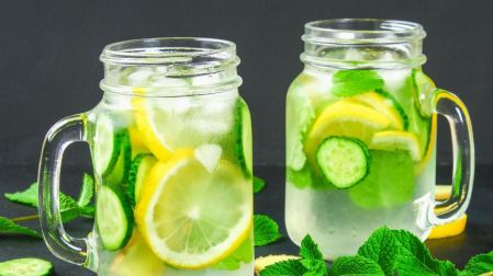 Frappé de pepino con limón y hierbabuena: receta fácil