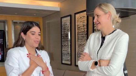 La reunión entre Alejandra Orozco y Kirsty Coventry se realizó en el marco de la Semana de Panam Sports Lima 2026.