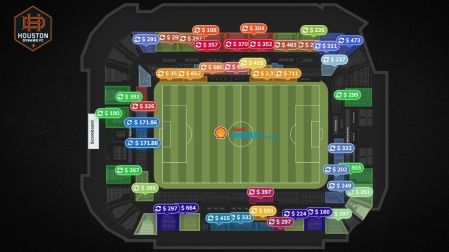 A un día del cerrojo de Leagues Cup con dos partidos, el Shell Energy Stadium ha vendido poco más del 50 por ciento de su aforo.