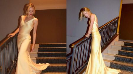 Lili Reinhart sorprendió con un vestido vintage inspirado en el inolvidable diseño que Kate Hudson llevó en 2003.