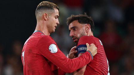 Bruno Fernandes revela que no tiene problemas con Cristiano Ronaldo