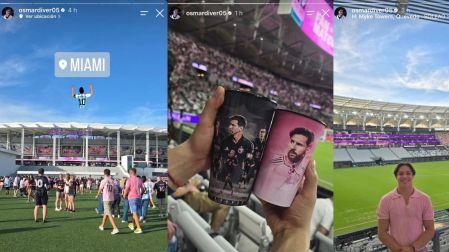 Osmar Olvera presente en el NU Stadium para el partido de Inter Miami con Lionel Messi.
