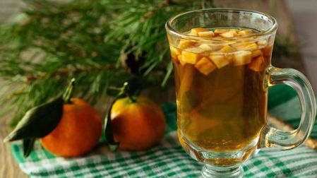 Receta de ponche de mandarina