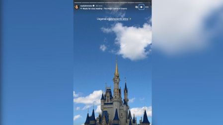 Nadia Ferreira comparte en redes su viaje a Disney.