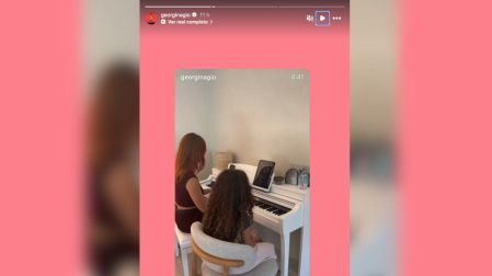 Georgina Rodríguez comparte video de su hija cantando.
