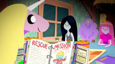 Marceline, BMO, el Rey Helado y la Princesa Chicle son algunos de los personajes que regresan para acompañar a Finn y Jake en sus nuevas misiones.