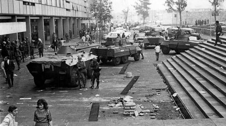 El 2 de octubre de 1968 el Ejército arremetió contra estudiantes en la Plaza de las Tres Culturas de Tlatelolco.