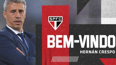Hernán Crespo buscará devolver la gloria al Sao Paulo. (Twitter: @SaoPauloFC)