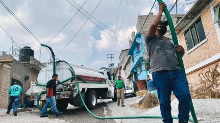 Denunciaron que desde abril del 2020, la Comisión del Agua del Estado de México (CAEM) redujo el caudal de agua en bloque del Sistema Cutzamala que envía a Ecatepec. Foto: Especial