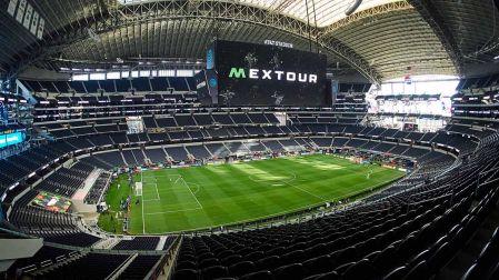Panorámica del AT&T Stadium de Arlington.
