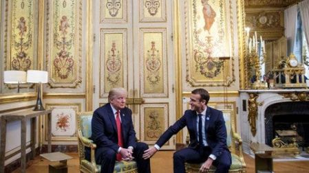 Trump y Macron rebajan tensión tras polémica
