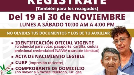 Pensión Bienestar 2025: Arranca registro para apoyo a los adultos mayores