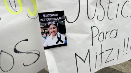 Bloqueo en Xochimilco.