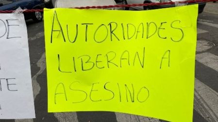 Bloqueo en Xochimilco.