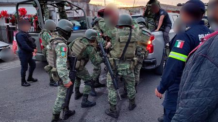 Militares detienen a dos presuntos delincuentes en Ocuilan, Estado de México 1