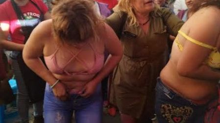 Las carteristas retenidas