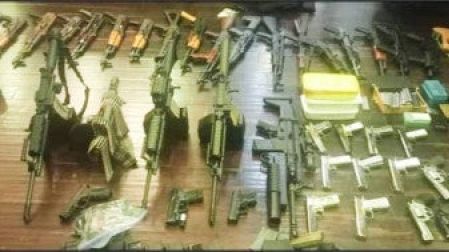 Tijuana. Arsenal decomisado al cártel de los Arellano Félix