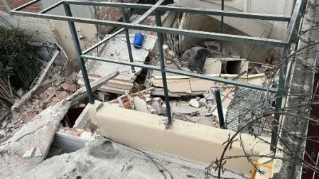 Explosión en la Del Valle.