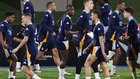 Entrenamiento del Real Madrid