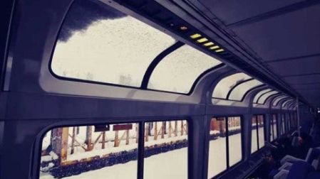 Tren con 183 pasajeros queda varado en la nieve por casi 2 días en Estados Unidos