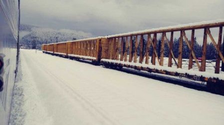 Tren con 183 pasajeros queda varado en la nieve por casi 2 días en Estados Unidos