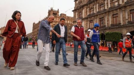 Peatonalización en el Zócalo.