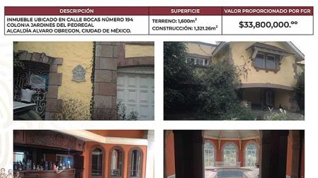 De acuerdo con el Gobierno federal, también serán subastadas 3 inmuebles de la CDMX. Imagen: Especial","title":"De acuerdo con el Gobierno federal, también serán subastadas 3 inmuebles de la CDMX. Imagen: Especial