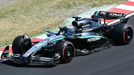 George Russell en el Circuito de Suzuka. (AFP)