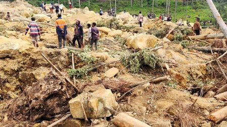 Alud en Papúa Nueva Guinea sepulta a más de 2 mil personas