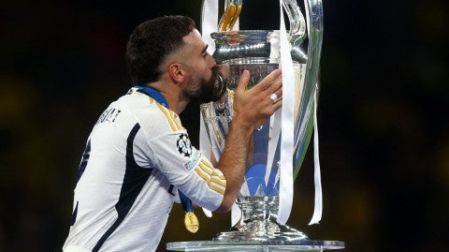 Dani Carvajal suma su sexto título en Champions League. (Reuters).
