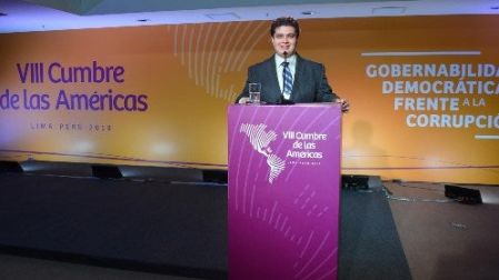 Luis Rodolfo en la VIII Cumbre de las Américas Autor: The Washington Academy